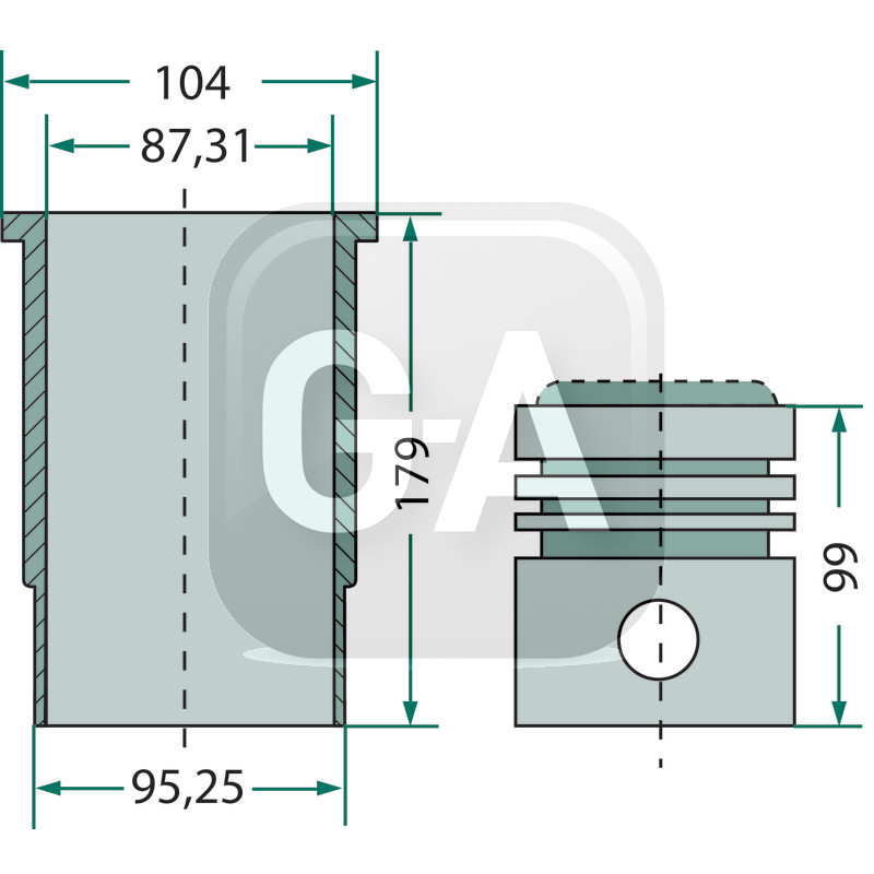 Kit cylindree tracteur McCormick